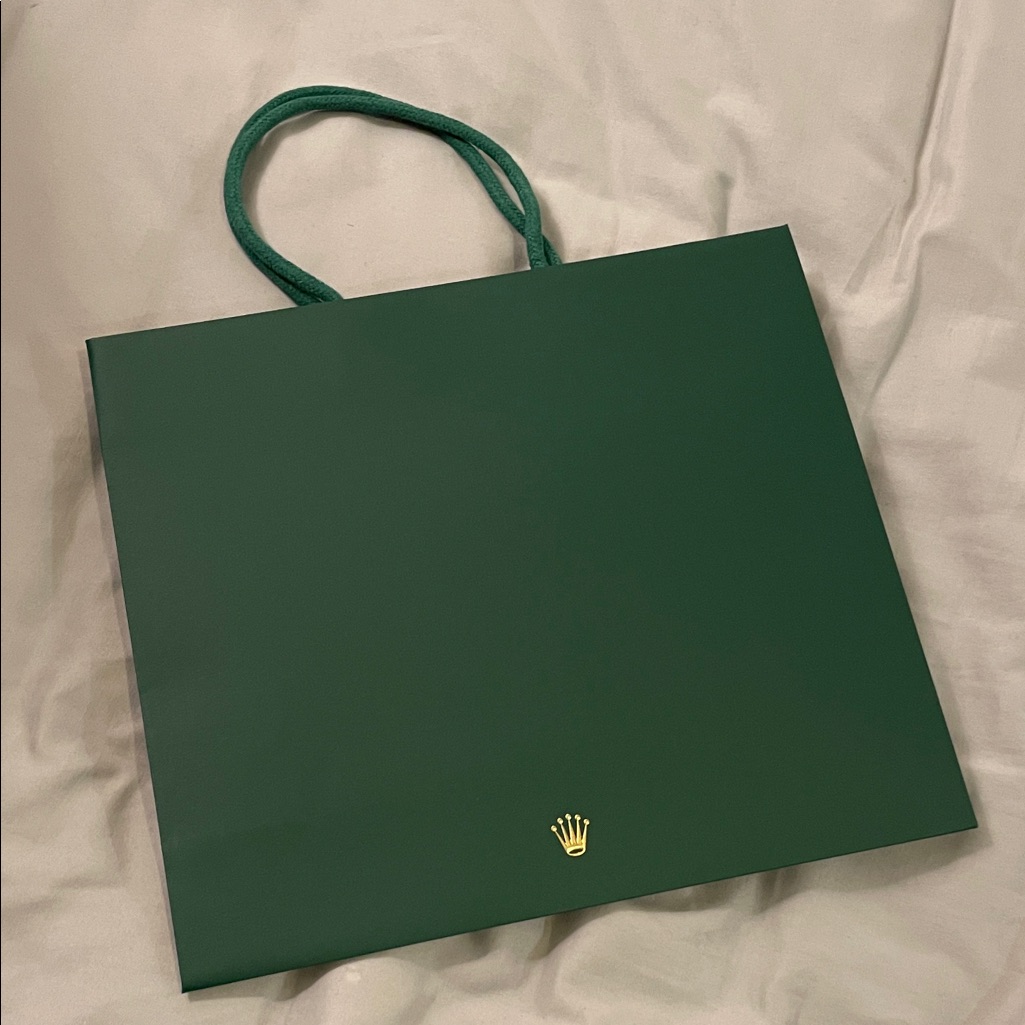 Authentic Rolex Shopping Bag